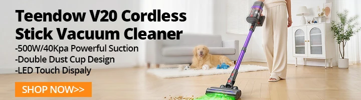 Teendow V20 Cordless Vacuum