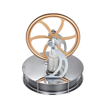 LL-001 Metal Low Temperature Stirling Engine Model Motor Steam Heat DIY Class Education Desktop Display Toy Gifts