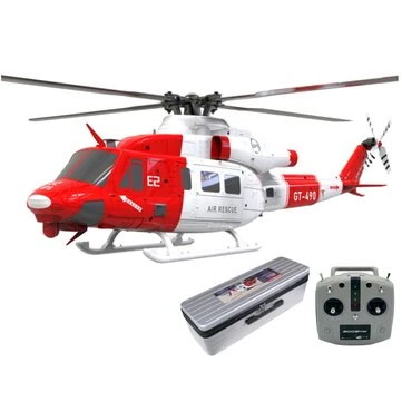 Goosky Legend E2 GPS 2.4G 6CH UH-1Y TOF Altitude Hold Dual Brushless Direct Drive Motor 1:35 Scale RC Helicopter BNF / RTF with GTS Flight Control System Carrying Case