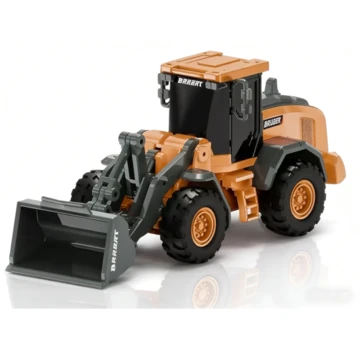 Z6758 1/64 2.4G Mini RC Car Alloy Bulldozer Loader Truck Support App Remote Controlled Full Scale Engineering Vehicle Two Speed Desktop Toys Model Collection Gift For Boys