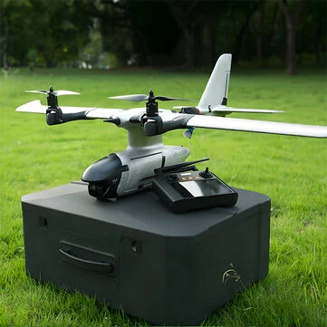 HaoHan FireFly VTOL Vertical Takeoff and Landing Modular and Multi-Mount FPV Patrol Drone Fixed-Wing FPV UAV Drone RC Airplane PNP/Semi