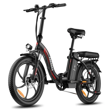 [EU DIRECT] FAFREES F20 Electric Bike 36V 18Ah Battery 250W Motor Top Speed 25KM/H 20*3.0in Fat Tire 25KM/H Max Speed 68-90KM Range 140KG Max Load Folding Electric Bicycle