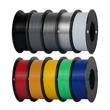 KINGROON PETG 3D Printer Filament 1.75mm 10kg Multicolor High Strength Easy to Print Eco-Friendly No Bubbles Smooth Printing High Precision