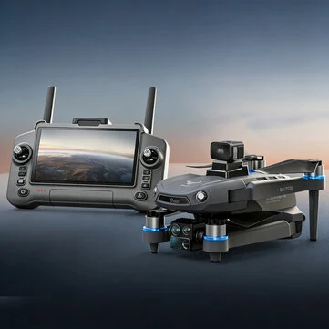 ZLL Beast SG902 PRO & MAX GPS 5G WiFi FPV with Touchable LCD Screen Controller 1080P HD Dual Camera 3-Axis Mechanical Self-stabilization Gimbal 360° Obstacle Avoidance One-Key Airdrop Brushless Foldable RC Drone Quadcopter RTF