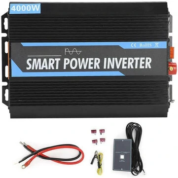 6000W Pure Sine Wave Power Inverter Vehicle DC12-AC220V with Cooling System 12V