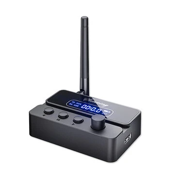 Bluetooth 5.3 Receiver Transmitter S3 HiFi Audio Wireless Adapter 15m Long Range AUX RCA USB Optical Fiber Connection
