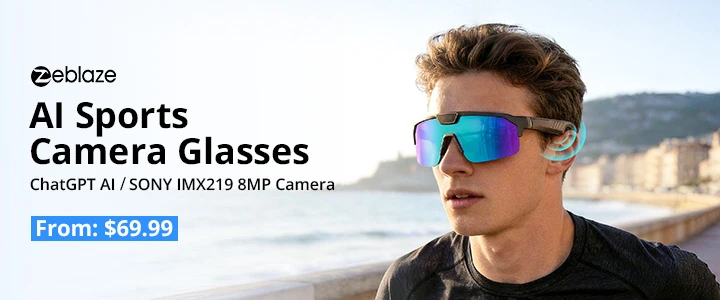 Zeblaze Q01 AI Sports Camera Glasses