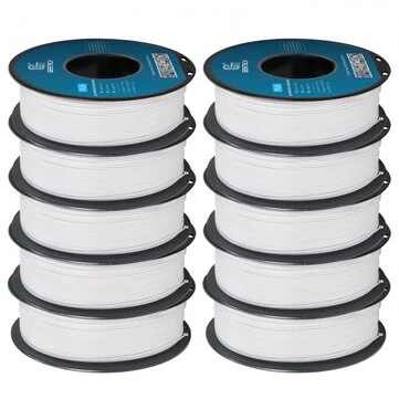 Geeetech PLA 3D Printing Filament White/Grey 10KG 1.75mm for 3D Printing