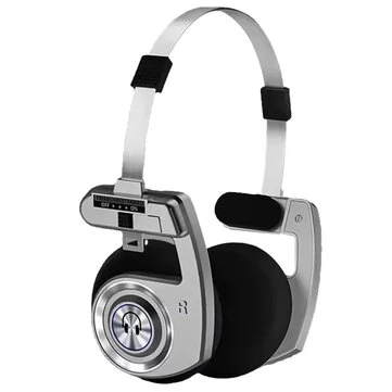 H1Pro bluetooth Headset Retro Stainless Steel Headphone Dual 36mm Dynamic Coils Telescopic Design Sponge Earmuffs Foldable Over-head Headphones