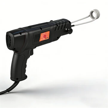 2500W Hand Held Magnetic Induction Heater Car Repair Tool Flameless High Frequency Bolt Remover Tool Kit with 4 Coils for Automotive Rusted Screw Gear Removal Professional Electromagnetic Heat Induction Tool 220V