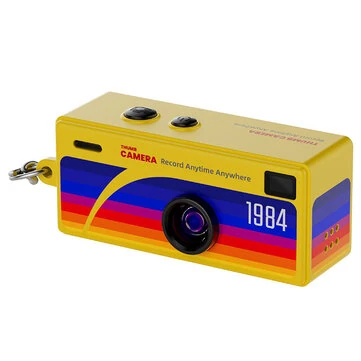 G6 Thumb Camera 1080P HD Video Recording 130° Wide-Angle Photography Keychain Mini Cameras Portable DVR with Photo Upload to Mobile Phone