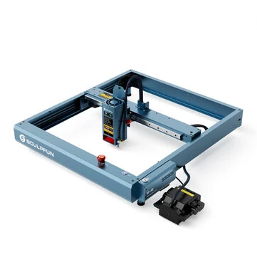 [EU Direct]SCULPFUN SF-A9 40W Laser Engraver Cutting Machine With Precise Positioning Flame Temperature Alarm Function 400x400mm Working Area