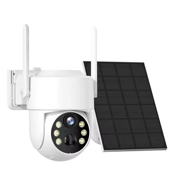 Hiseeu WTD714 4MP Wifi Solar Camera 2K Outdoor Wireless Surveillance IP Camera with PIR Motion Detection PTZ Night Vision and iCSee App
