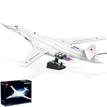 JIE STAR JJ9226 TU-160 Military Strategic Bomber Model Building Blocks Assembly Kit Brick DIY Toys for Children Gift