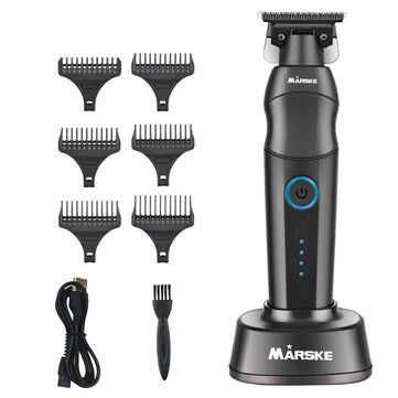 MARSKE MS-5074 Professional Electric Hair Clipper 5W 7500RPM 1800mAh USB Rechargeable Cordless Mens Beard Trimmer Stainless Steel Home Salon Kit