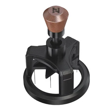 HiBREW Rotary 58mm Espresso Stirrer Portafilter Distribution Tool Needle Distributor Magnetic for Coffee Machine H10A H13 G5