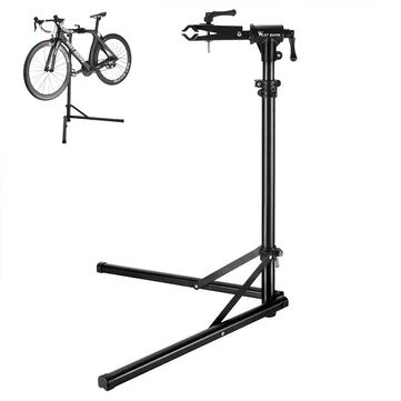 WEST BIKING Foldable Bike Repair Stand 360° Rotating Height Adjustable Bicycle Maintenance Parking Rack Aluminum Alloy 35kg Load Capacity