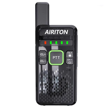 1/2Pcs AIRITON AI-M9 Walkie Talkies UHF Type-C Rechargeable Long Range Battery Display VOXHands Free Two-way Ham Radios