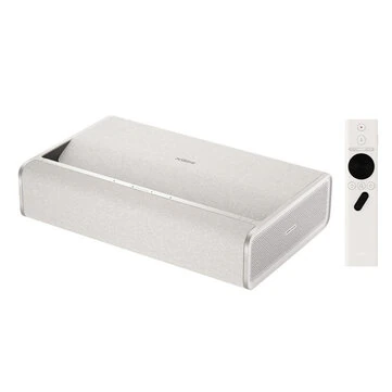 [EU Direct] XGIMI M1 UST Projector Ultra Short Throw 900 CVIA Lumens 4K Supported 0.21:1 Throw Ratio Auto Keystone 31W Speakers+15W Subwoofer Home Theater Smart Projector English Version