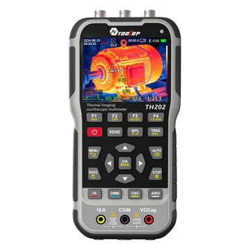 AV TOOLTOP TH202 256x192 Thermal Imaging Oscilloscope Multimeter Resolution 80MHz Bandwidth 200MSa/s Sampling Rate True RMS Digital Meter