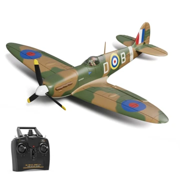 Eachine Spitfire Brushless 487mm Wingspan 2.4G 4CH 6-Axis Gyro One Key Aerobatics EPP RC Airplane Warbird Fixed Wing BNF/RTF