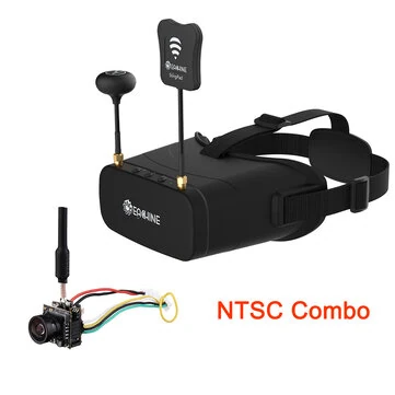 Eachine EV800DM 5.8GHz 40CH 3 Inch 900*600 Diversity FPV Goggles HD DVR with Varifocal Video Headset Build in 2000mAh Battery