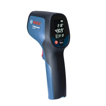 GIS500 Infrared Thermometer -30°C to 500°C High Precision Laser Digital Temperature Heat Test with Continuous Measuring Emissivity Adjustment Ergonomic Design