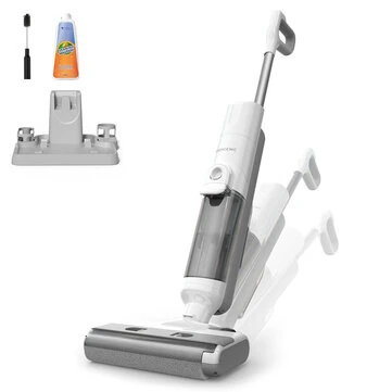 [EU Direct] Proscenic F10 Ultra 3-in-1 Cordless Wet & Dry Vacuum Cleaner, 60min Runtime, 1.3L Dual Water Tank, LED Display, Self-Cleaning, 3 Cleaning Modes