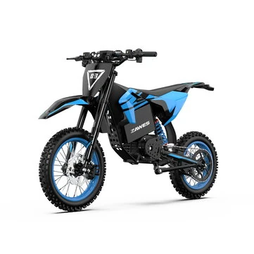 [EU Direct] ZAWES S3 Electric Dirt Bike 60V 23.4Ah Battery 5000W Motor Recommended Top Speed 25KM/H 12in+14in Tires 60-70KM Max Range 160KG Max Load Electric Bicycle Electric Motorcycle
