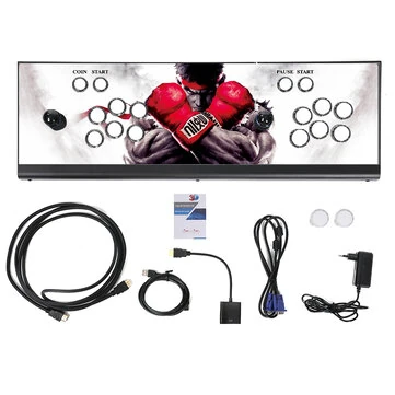 [256G] 2026 New Pandorra Box 3D Retro Game Arcade Console with WiFi Function Built-in 30000+ Games Arcade Video Game Machine 8-button Dual Player Gamer Console with Joystick for Kids Fun EU Plug