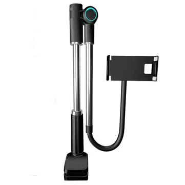 Universal Rotary and Foldable Phone Holder Multi-functional Live Streaming and Overhead Shooting Phone Holder for Office and Bedside Use