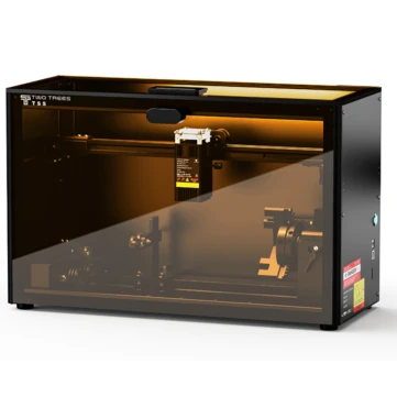 [EU/BR Direct]TWO TREES TS5 4-in-1 Rotary Laser Engraver 10,000 mm/min Engraving Speed Eye Protaction Enclosed Design Laser Machine for Cups Rings Balls