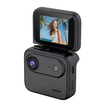 Y360 Mini Sports Camera 4K Ultra Clear Recording VLOG Recorder Flip Screen Anti Shake 143 ° Wide-angle Lens Cycling Camera