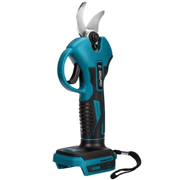 Drillpro Electric Pruner Brushless Motor 18V SK5 High Carbon Steel Blades 50mm Max Cutting Diameter Cordless Pruning Shears Garden Tool