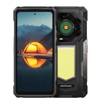 Ulefone Armor 33 25500mAh 118dB Loudspeaker 24GB 512GB Versatile LED Light Warning Light 50MP Triple Camera 64MP Night Vision 6.95 inch 120Hz 66W Fast Charge Android 15 NFC Helio G100 IP68 IP69K Waterproof 4G Rugged Smartphone