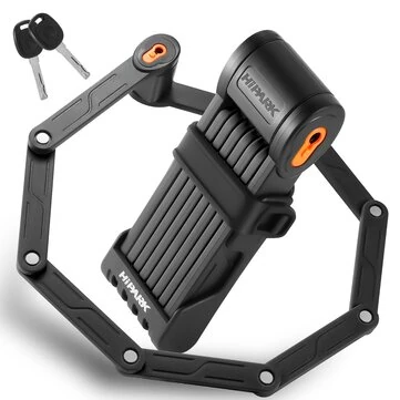 Warmounts 100cm Foldable Bicycle Lock Security Anti-theft Cycling Lock Portable MTB Road Scooter Electric Bike Chain Lock