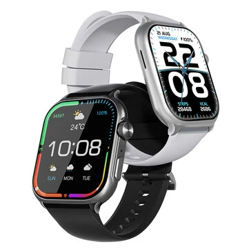 Lenovo F101 1.96-inch AMOLED Display bluetooth Call Heart Rate Blood Oxygen Monitor Sleep Monitoring Multi-sport Modes IP68 Waterproof Smart Watch