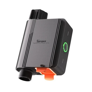 SONOFF SWV Zigbee3.0 Smart Water Valve Smart Timing Irrigation Switch Track 6-month Historical Data Support Open-source Platforms Voice Control Works with Alexa Google Home