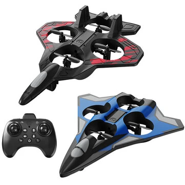 YLR/C YL87 YL89 2.4G EPP Foam Glider Altitude Hold Headless Mode 360° Roll 4 Motors 4CH LED RC Drone Airplane Quadcopter Stunt Fighter RTF