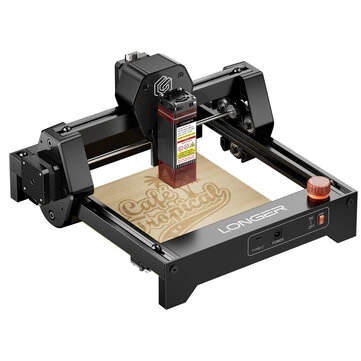 [EU/US Direct]LONGER RAY5 Mini 2.5W Laser Engraving Machine High Speed 12000mm/min Precision 0.04mm Laser Engraver