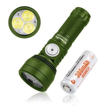 Lumintop GT NANO PRO V3.2 1700 Lumen 160M Compact LED Keychain Flashlight With 10300 Battery Mini Powerful LED Torch Camping Light