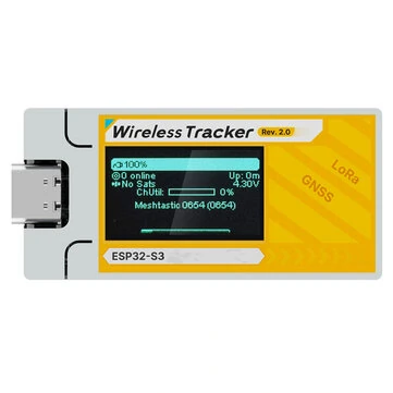 Heltec Wireless Tracker V2 LoRa GNSS IoT Device ESP32-S3FN8 SX1262 UC6580 863-928 MHz Wi-Fi Bluetooth L1 GNSS Type-C USB 0.96-Inch RGB TFT LCD 868Mhz