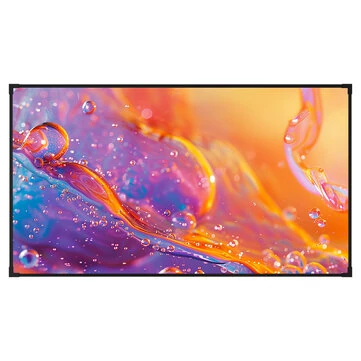 BlitzWolf BW-VS10 100-Inch 4K Narrow-border Projection Screen Gray Crystal Fixed Frame Home Theater for Panasonic Hisense JMGO Formovie Epson Long focal Laser Projector