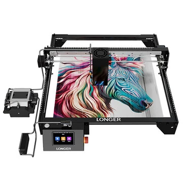 [EU/US Direct]LONGER RAY5 40W Laser Engraver with Air Assist Kit High Precision Laser Cutter and Engraver for Wood Metal Acrylic Cylindrical Objects Tumblers
