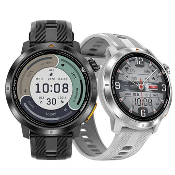 DT NO.I DTG9 1.32-inch AMOLED Display GPS Offline Map 3ATM Waterproof Altitude Barometric Pressure Built-in Compass bluetooth Call Heart Rate Blood Oxygen Monitor Sleep Monitoring Breathing Training Multi-sport Modes Smart Watch