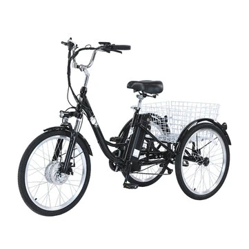 [EU DIRECT] GOGOBEST GF100 Electric Tricycle 36V 15AH Battery 250W Motor Recommended Top Speed 25KM/H 24inch 45-50KM Max Mileage 200KG Max Load Electric Tricycle