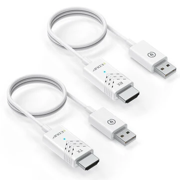 Upgraded EDUP Wireless HD Transmitter and Receiver Kit 1080P@60Hz Full HD Extender 50m Long Range 0.1s Delay Plug and Play Support Multi Device for Streaming Mirroring