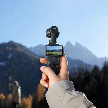 DJI Osmo Pocket 4 Camera 1-Inch CMOS 4K 240fps Slow Motion 107GB Storage 3 Axis Gimbal Camera Vlog Creator Gift Portable Video Cameras