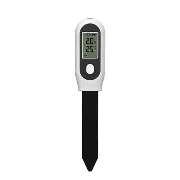 Tuya Zigbe Soil Moisture Sensor 3 in 1 Humidity Temperature Sunlight Meter Screen/APP Control for Plants Pots Garden