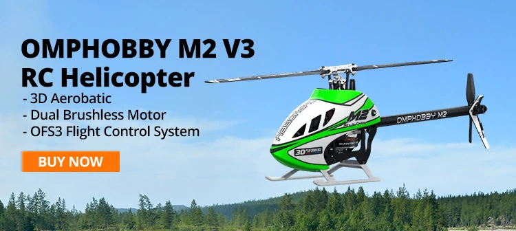OMPHOBBY M2 V3 RC Helicopter
